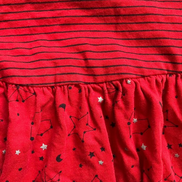 First Impressions Baby Dress 12M | EUC Tunic Red Navy Stripes Stars - Picture 9 of 14
